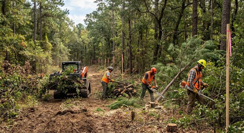 Field Clearing in Gwinnett County, GA